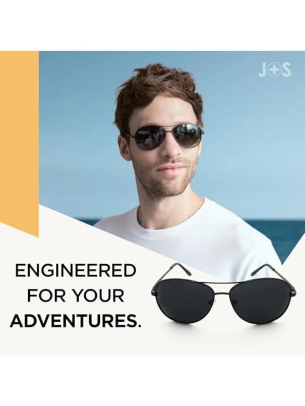 Military Style Polarized Aviator Sunglasses for Men & Women - UV Protection